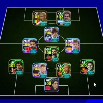 eFootball Accounts Legends & Iconic Players Android |11 Epic|Steven Gerrard,El Hadji Diouf,Gabriel Batistuta,Andrly