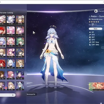 Honkai Star Rail Accounts Others Asia|TL 70|1 PremTeam|16 Limited (Gilgamesh)+Sign Robin Summer