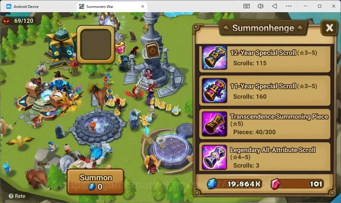 Summoners War: Sky Arena Accounts GLOBAL | NB 5 TESHAR,Starter Gacha 115 12Y+160 11Y image 3
