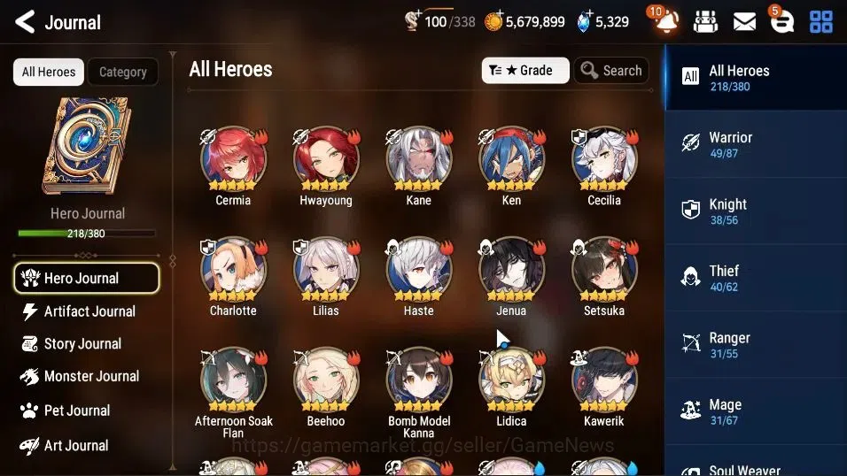Epic Seven Accounts ASIA UnVerif|21 ML(Rhina&Lucil,LOTScales,BArunka,g image 8