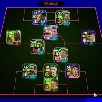 eFootball Accounts Legends & Iconic Players Android|Power 3160|15 Epic Leonardo Bonucci,Andriy Shevchenko,Steven
