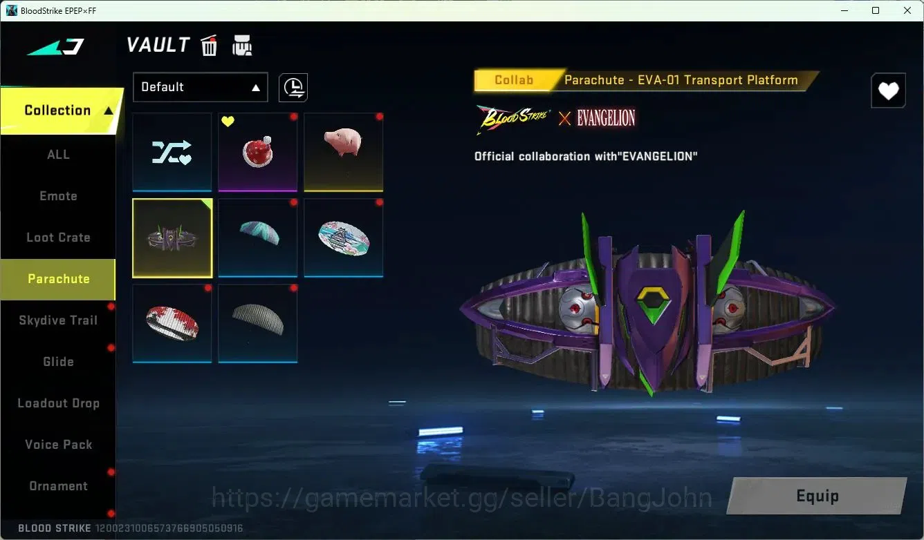 Blood Strike Accounts ASIA | 2 Collab Skins | 1 Eternal Skins | 3 Limite image 14