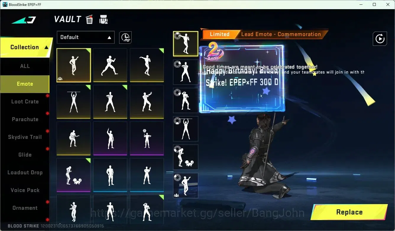 Blood Strike Accounts ASIA | 2 Collab Skins | 1 Eternal Skins | 3 Limite image 16