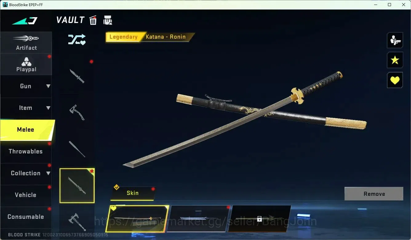 Blood Strike Accounts ASIA | 2 Collab Skins | 1 Eternal Skins | 3 Limite image 17