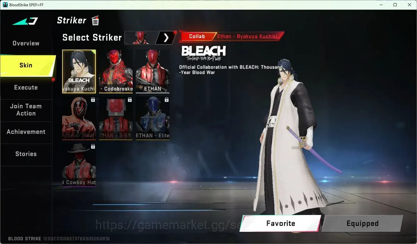 Blood Strike Accounts ASIA | 2 Collab Skins | 1 Eternal Skins | 3 Limite image 7