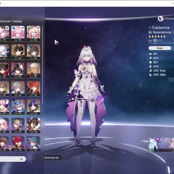 Honkai Star Rail Accounts Others Asia|TL 70|2 PremTeam|15 Limited (Castorice,Cyrene,Archer E1)+Sign Evernight E1,SW999,Rin