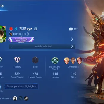 Honor of Kings Accounts Rare Skin Global | 115H 140S | Legend: Angela,Diamn Wei,LadySun,LuBu,Yao,LiXin |SS: Dharma