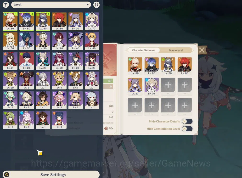Genshin Impact Accounts Mid Game ASIA|Free HSR|AR 47|3 Limited 2