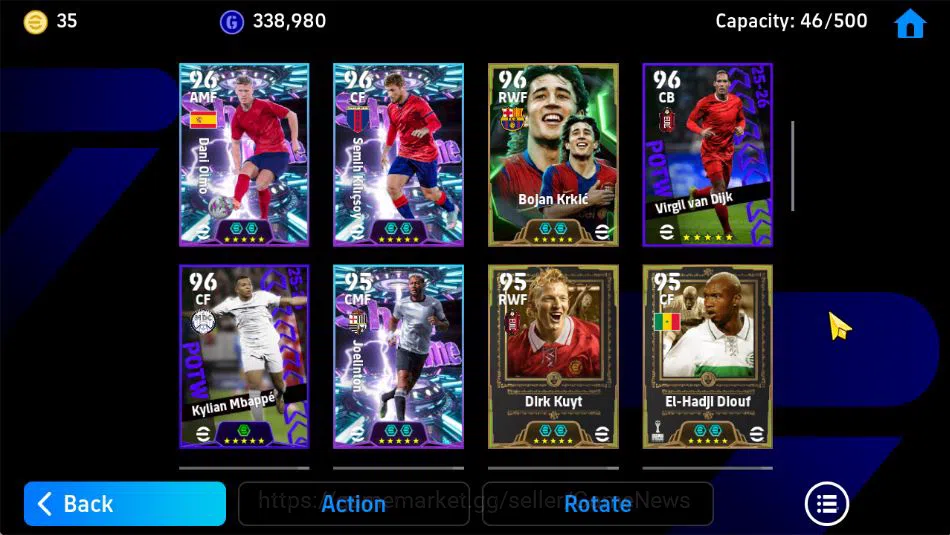 eFootball Accounts Mobile|Big Time Sadio Mane Acc Burst,Pele Phenom F image 8