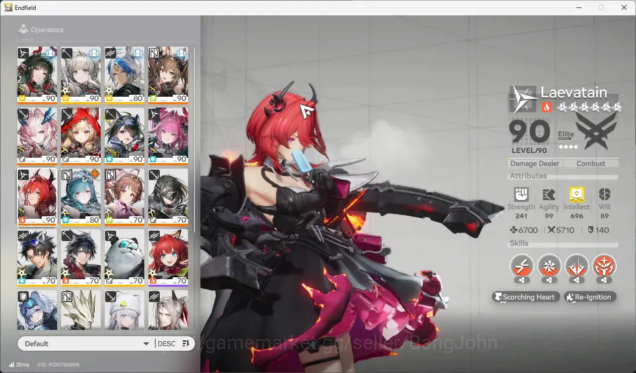 Arknights: Endfield Accounts ASIA|Lv 60|7 Limit+7 Sign|Limit (Laevatain,Yvonne, image 10