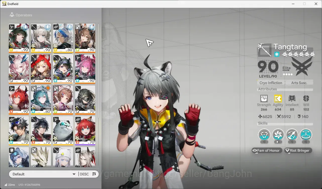 Arknights: Endfield Accounts ASIA|Lv 60|7 Limit+7 Sign|Limit (Laevatain,Yvonne, image 12