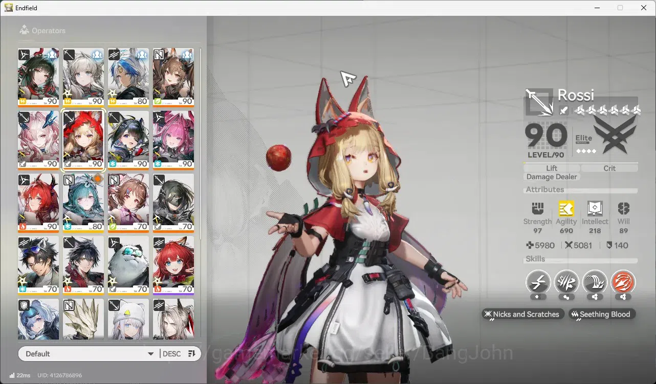 Arknights: Endfield Accounts ASIA|Lv 60|7 Limit+7 Sign|Limit (Laevatain,Yvonne, image 13