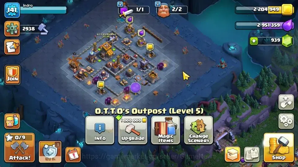 Clash of Clans Accounts TH 16-BH 10|LV 141|Limited Skin|HH 9|BK 64,AQ 70,G image 7