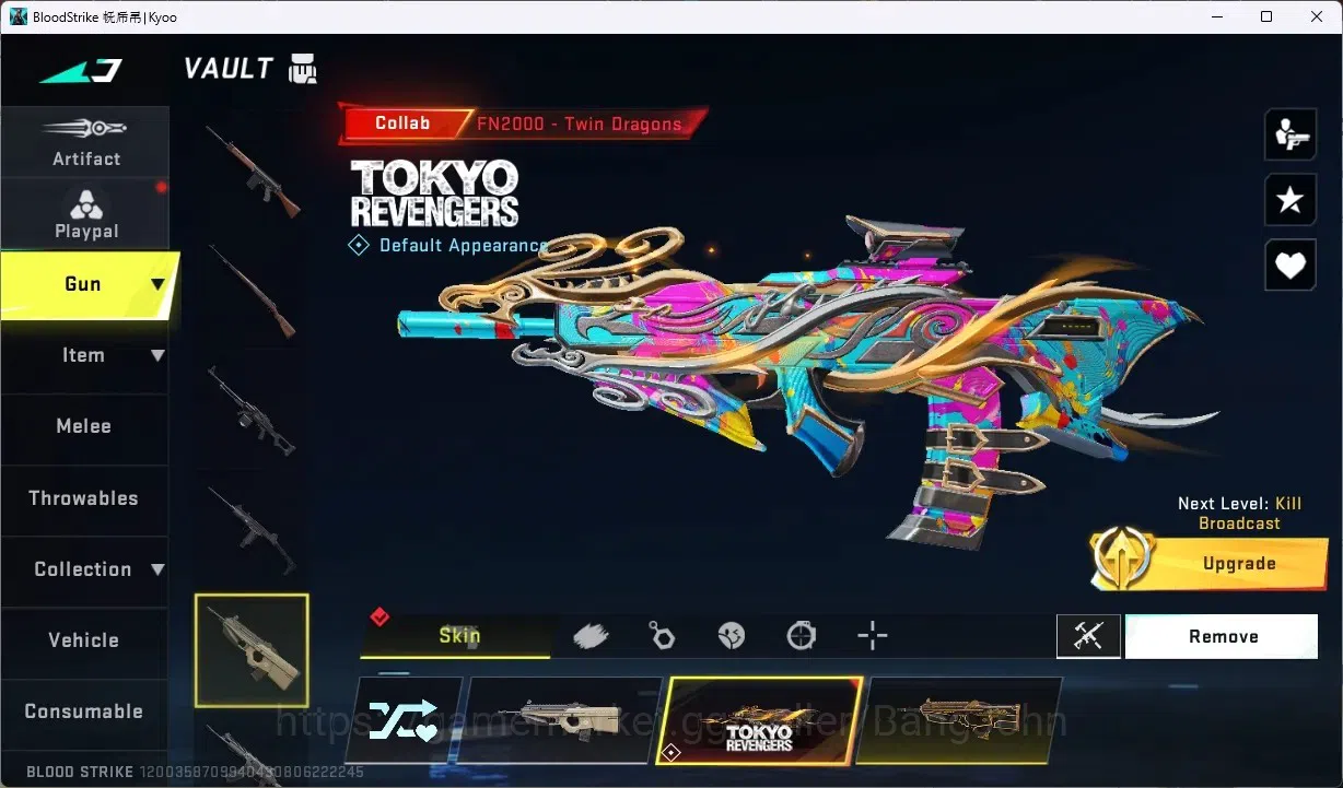 Blood Strike Accounts ASIA | 2 ETERNAL:Desert Eagle,M700|6 COLLAB GUN:4 image 13