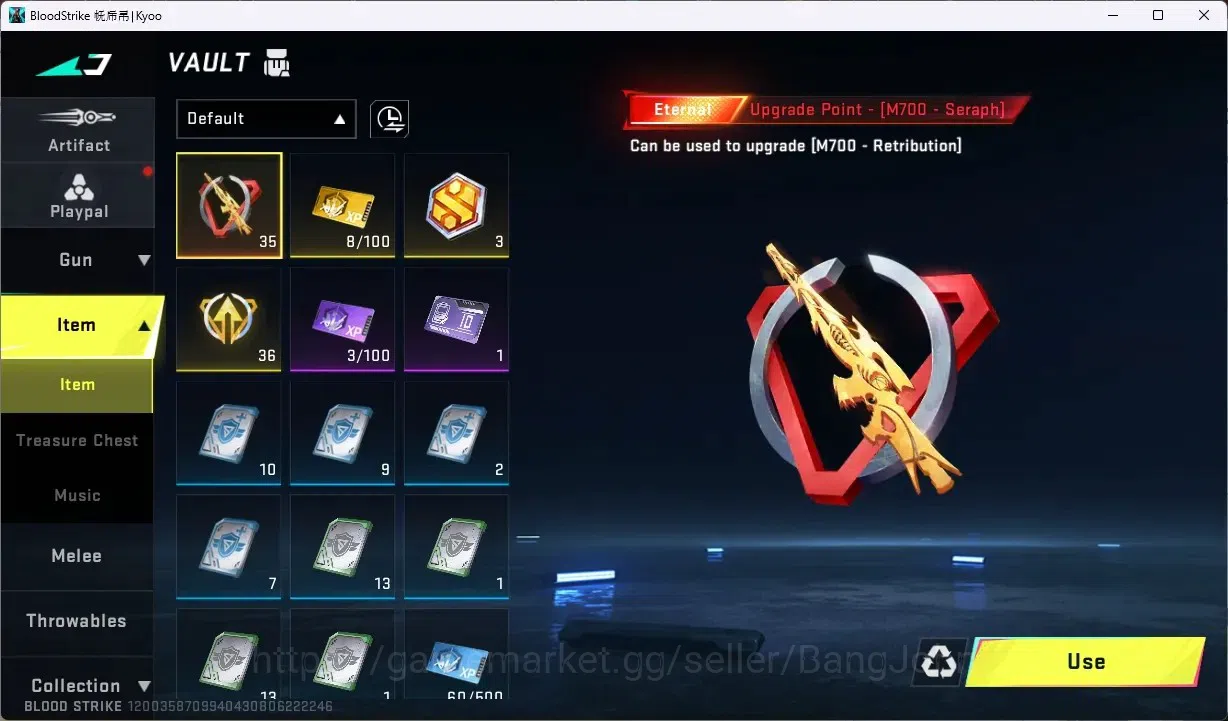 Blood Strike Accounts ASIA | 2 ETERNAL:Desert Eagle,M700|6 COLLAB GUN:4 image 17
