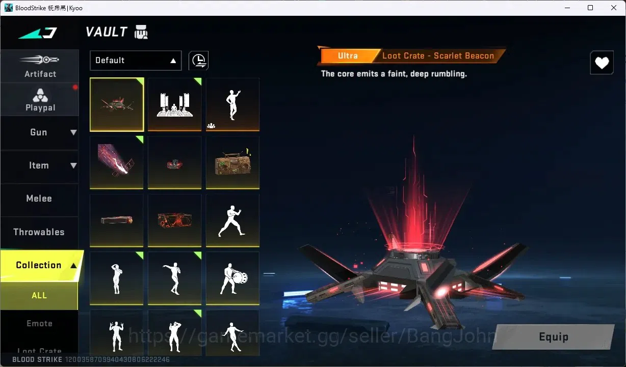 Blood Strike Accounts ASIA | 2 ETERNAL:Desert Eagle,M700|6 COLLAB GUN:4 image 18