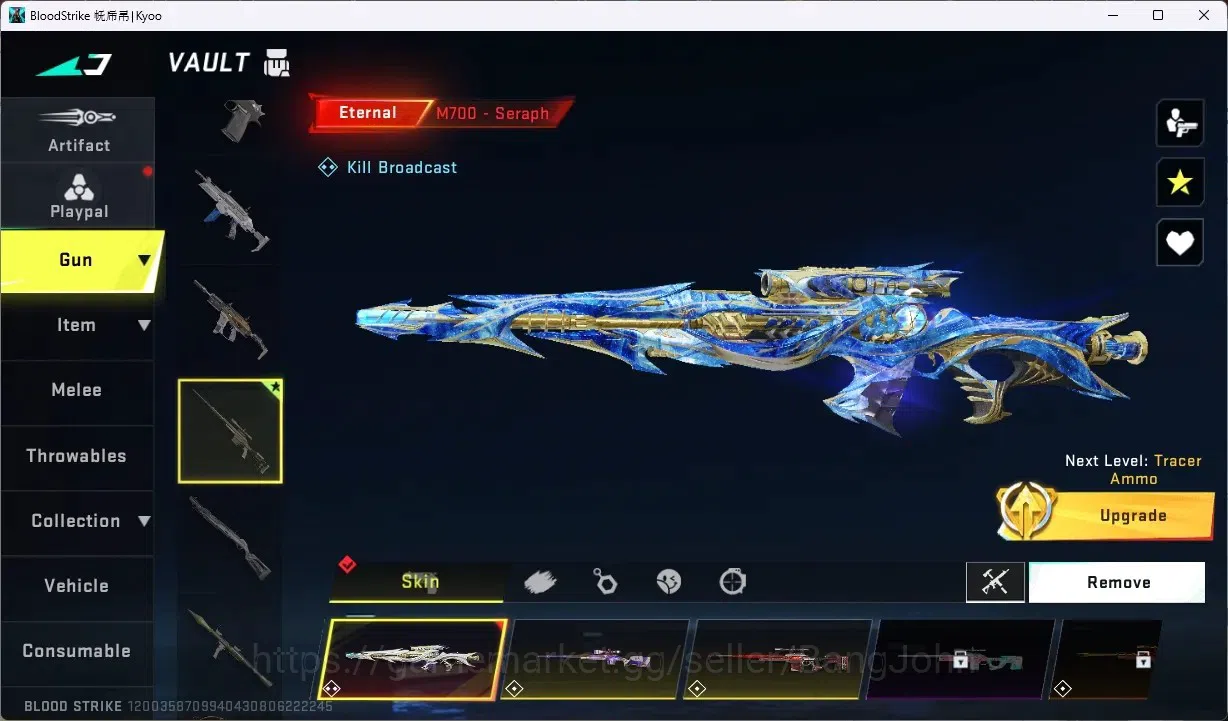 Blood Strike Accounts ASIA | 2 ETERNAL:Desert Eagle,M700|6 COLLAB GUN:4 image 7