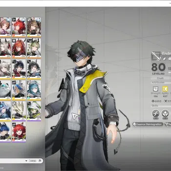 Arknights: Endfield Accounts ASIA|Lv 55|8 SSR (3 Limited) + 22 (*6 Weapon)|[Laevatain,Gilberta,Yvonne] + Signature|10k