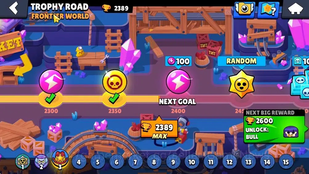Brawl Stars Accounts 2389 Trophy|19 Brawlers 2 Max Lvl [Full Buffies Em image 14