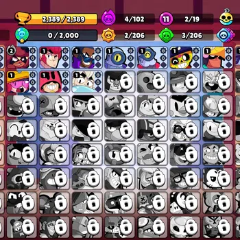 Brawl Stars Accounts 2389 Trophy|19 Brawlers 2 Max Lvl [Full Buffies Em image 1