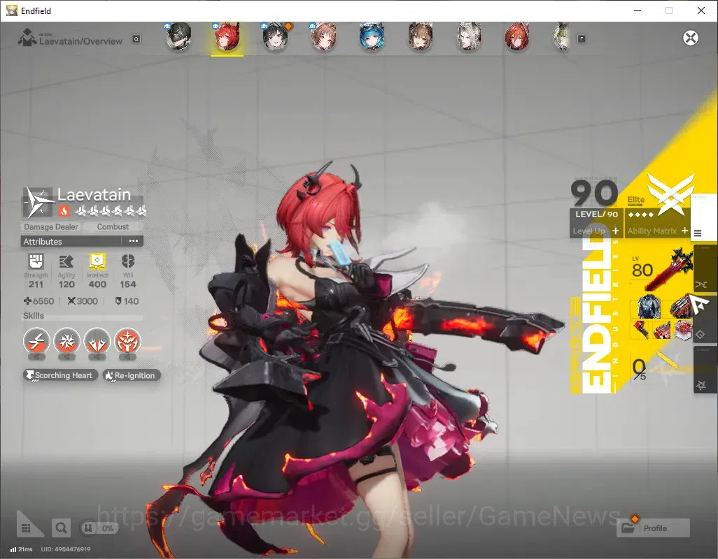 Arknights: Endfield Accounts ASIA|Lv 50|11,3k Arsenal|7 SSR (2 Limited) + 7 (*6 Weapon)|1 WP 2