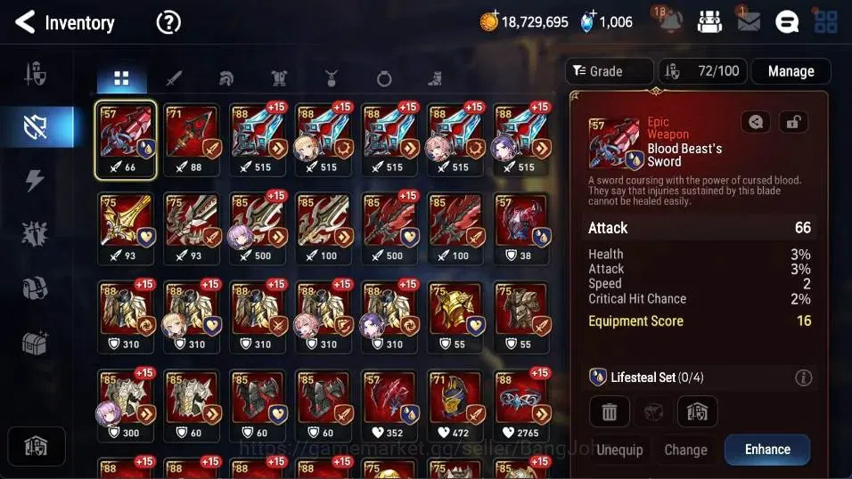 Epic Seven Accounts Global | 3 ML(WOTM Tenebria,EW Ludwing,BM Haste)Et image 10