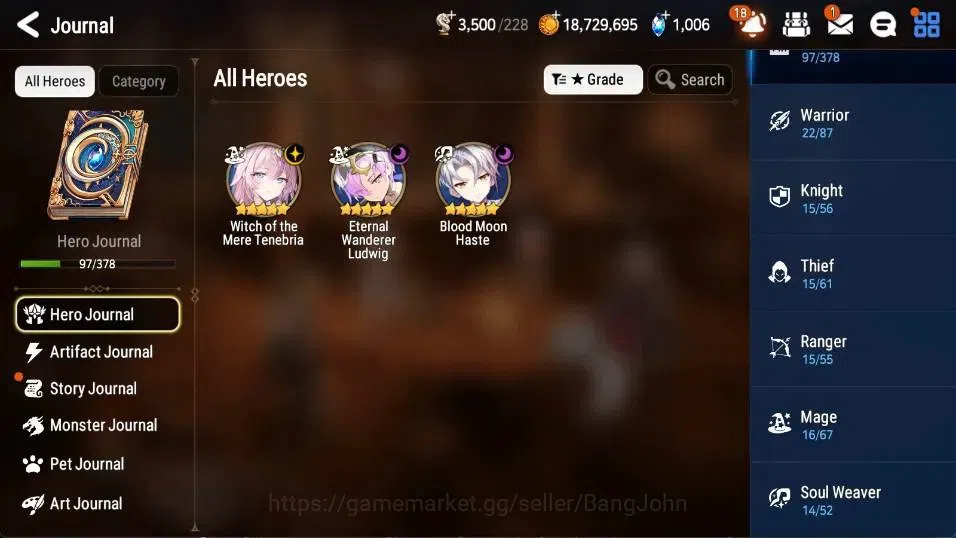 Epic Seven Accounts Global | 3 ML(WOTM Tenebria,EW Ludwing,BM Haste)Et image 6