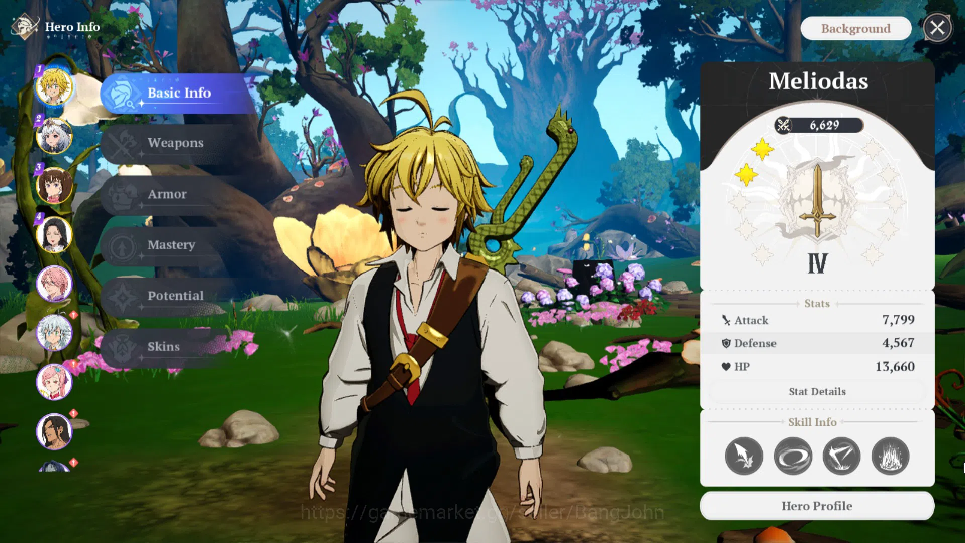 The Seven Deadly Sins: Origin Accounts SEA | Lvl 36 | 4 SSR | (Meliodas,Mannie)P2, Diane+ image 3
