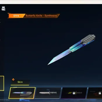Blood Strike Accounts Collab Skin ASIA | Ultra Melee:Katana-Dark Matter, Ultra Butterfly Knife - Synthwave|7 Ultra Guns|1