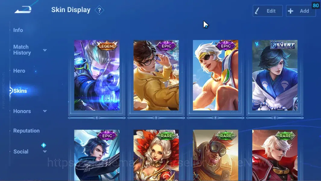 Honor of Kings Accounts Hero 43 Skin 30|Starter with Legend Skin(Di Renjie image 3