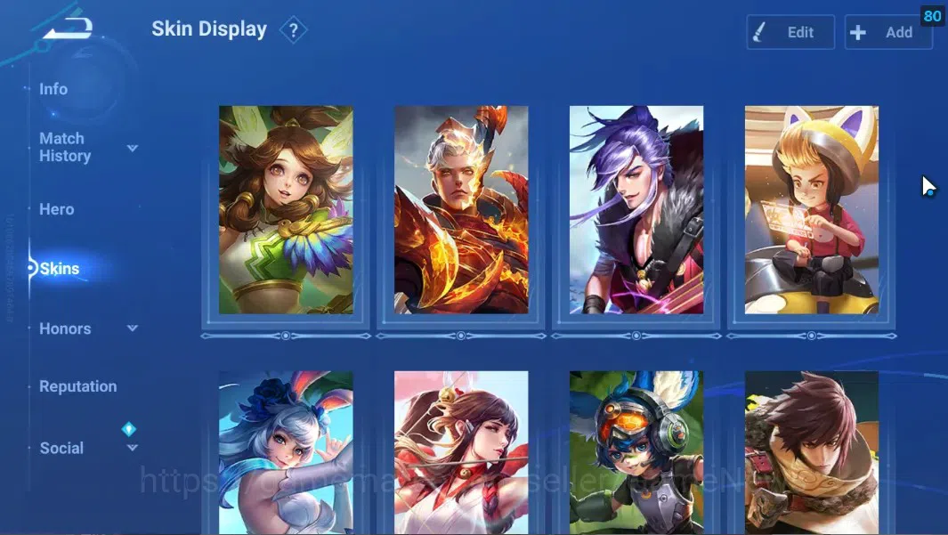 Honor of Kings Accounts Hero 43 Skin 30|Starter with Legend Skin(Di Renjie image 5