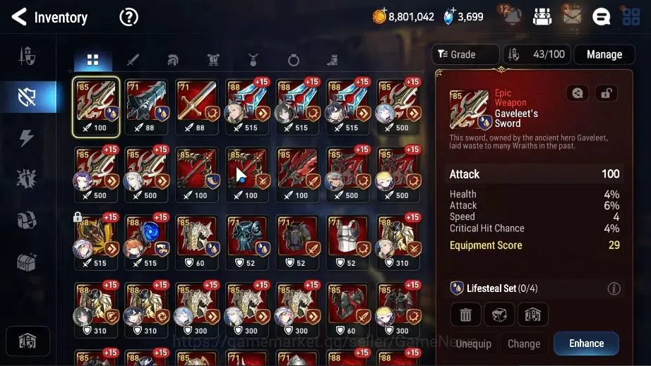 Epic Seven Accounts Global Unverif|New Era|8 ML(LOTScales,Barunka,NM L image 14