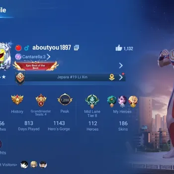 Honor of Kings Accounts Rare Skin Global|112H 186S|Precious:Ultraman&Butterfly|Limited:Li