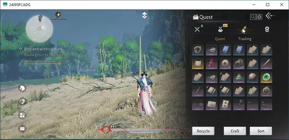 Where Winds Meet Accounts GLOBAL|Lv 95|GS 27K|Abyss Conqueror|1 RM|Peaceful  image 20