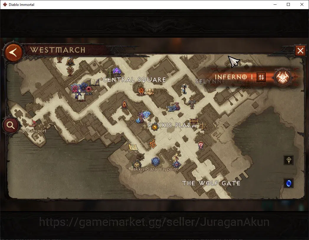 Diablo Immortal Accounts Mid-Tier SEA- Vasilly|Lv60(363)Necromancer|32K CR|Reso 480 |Inferno I|Paragon 5