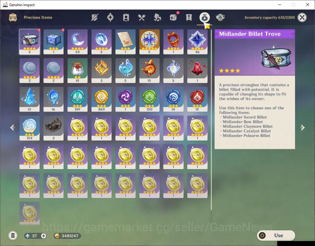 Genshin Impact Accounts ASIA|AR 55|6 Limited +3(*5Weapon)|[ArlecchinoC1,Fl image 10