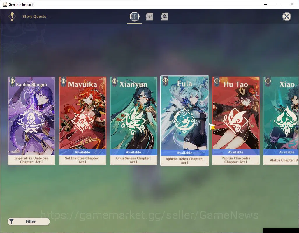Genshin Impact Accounts ASIA|AR 55|6 Limited +3(*5Weapon)|[ArlecchinoC1,Fl image 12