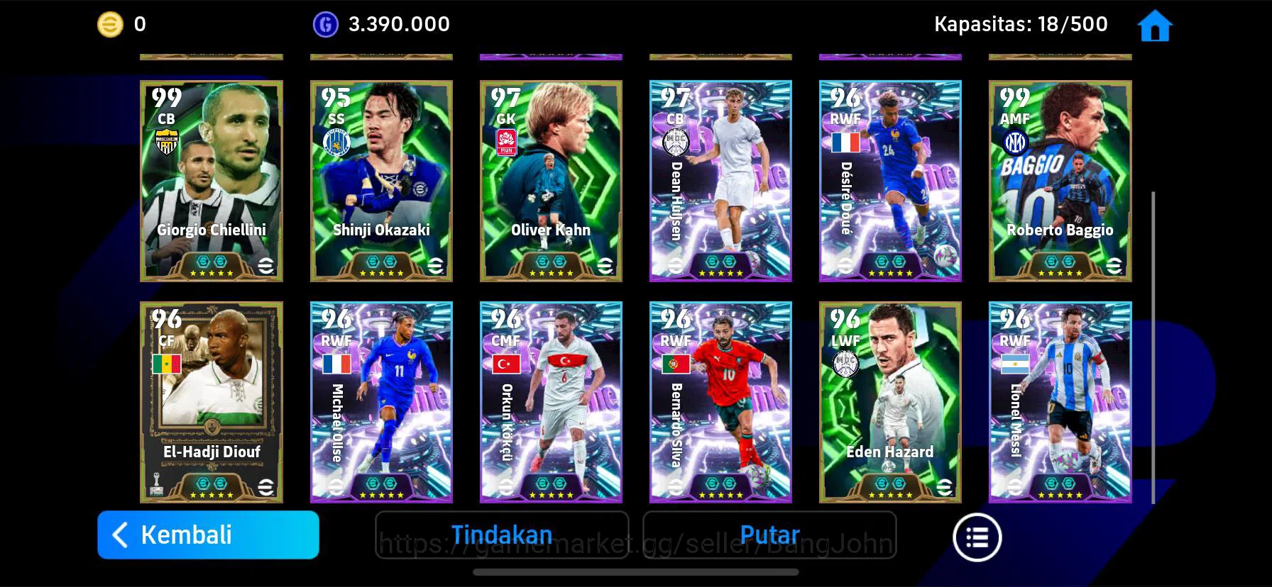 eFootball Accounts Power 3189|Pato epic,Gerd Muller epic,Baggiao epic image 3