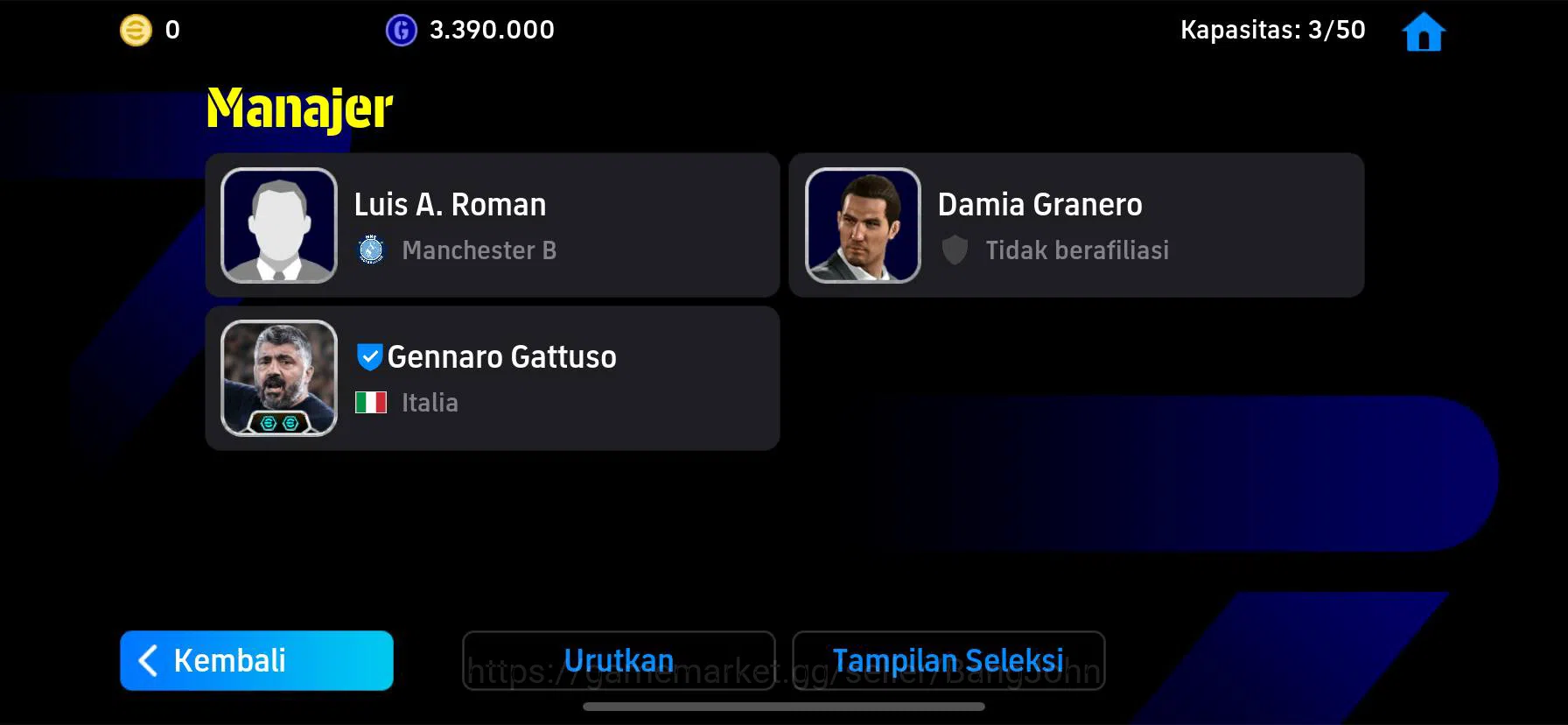 eFootball Accounts Power 3189|Pato epic,Gerd Muller epic,Baggiao epic image 4