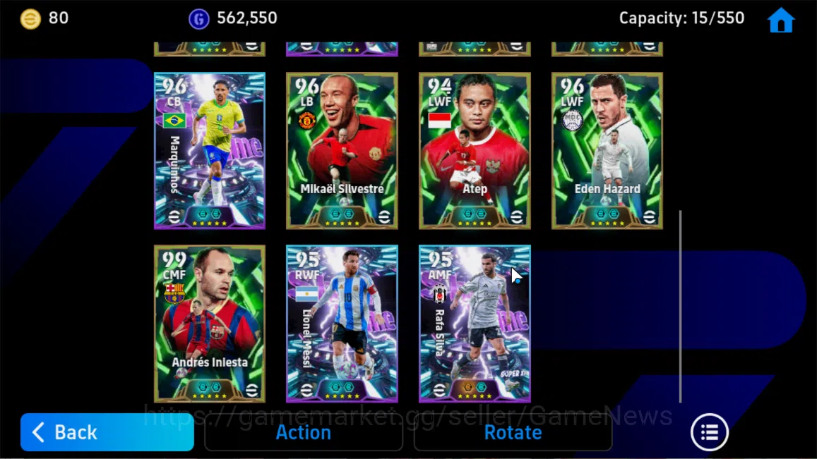 eFootball Accounts Mobile|Eden Hazard(PhenomenalPass),Neymar Jr(Blitz image 6