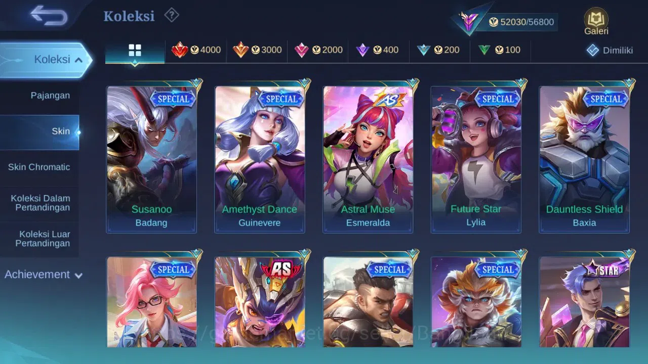 Mobile Legends: Bang Bang Accounts Global | Skin 243 | Zodiac Martis | M7 Grangger |  image 13