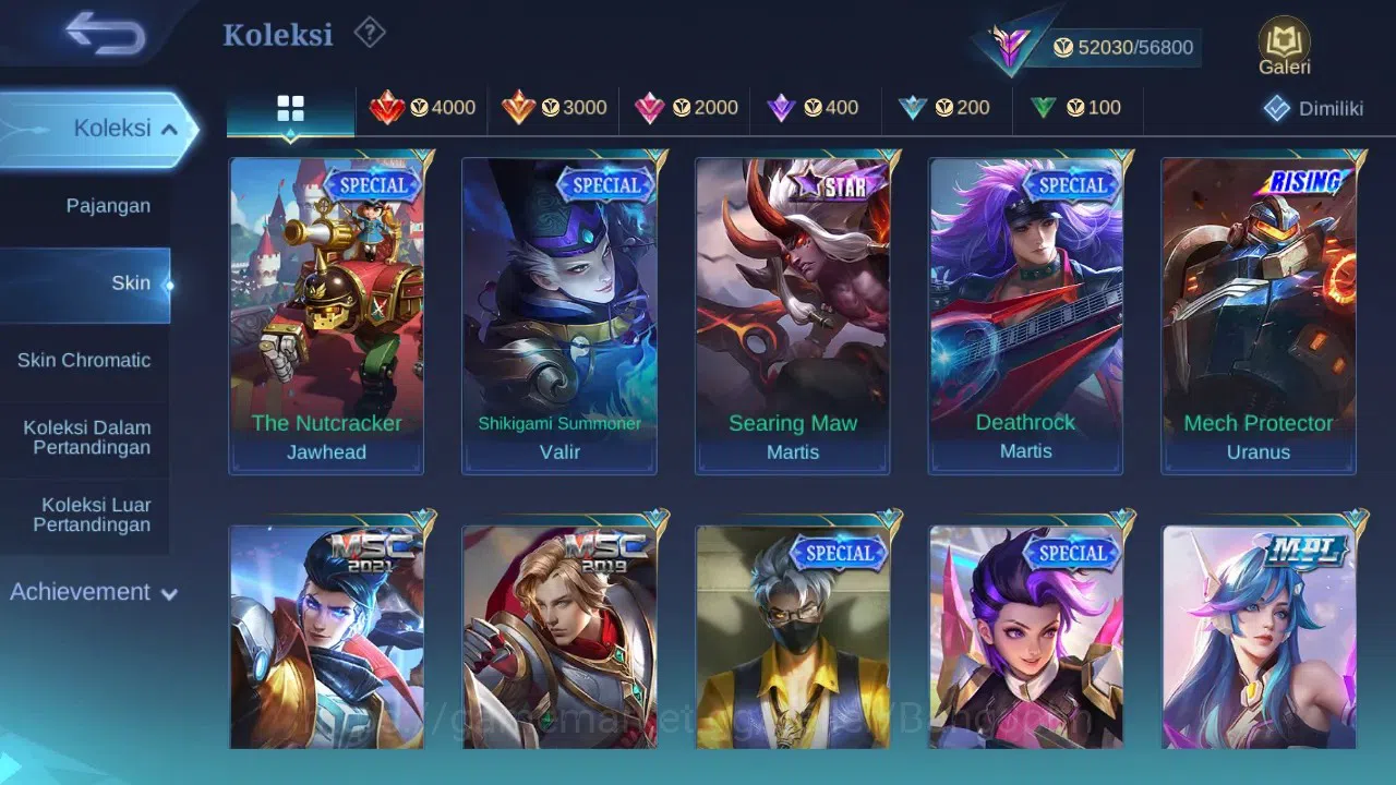 Mobile Legends: Bang Bang Accounts Global | Skin 243 | Zodiac Martis | M7 Grangger |  image 14