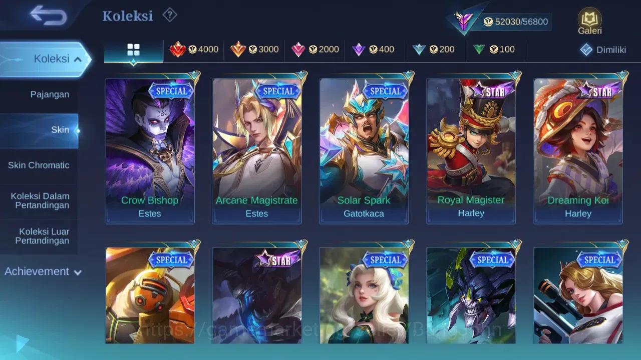 Mobile Legends: Bang Bang Accounts Global | Skin 243 | Zodiac Martis | M7 Grangger |  image 15