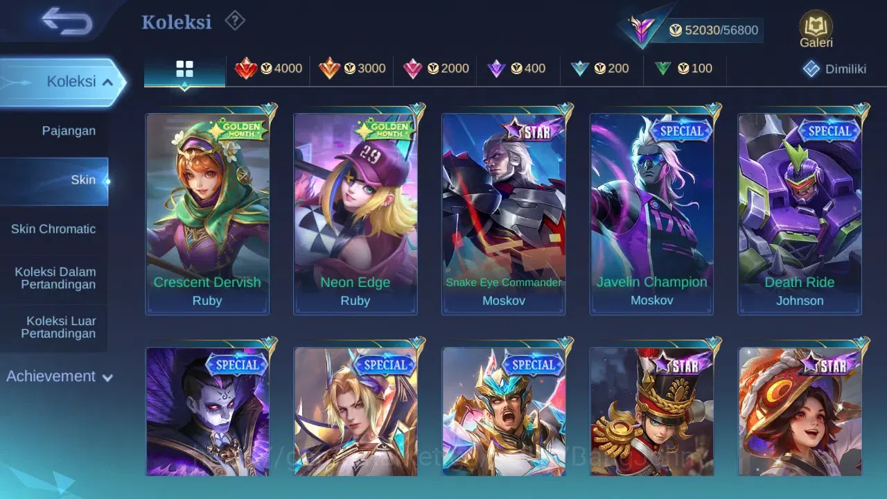 Mobile Legends: Bang Bang Accounts Global | Skin 243 | Zodiac Martis | M7 Grangger |  image 16