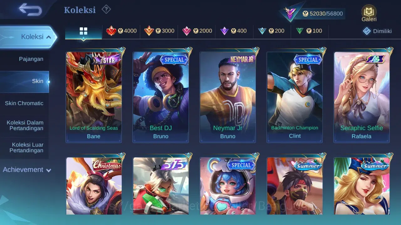Mobile Legends: Bang Bang Accounts Global | Skin 243 | Zodiac Martis | M7 Grangger |  image 19