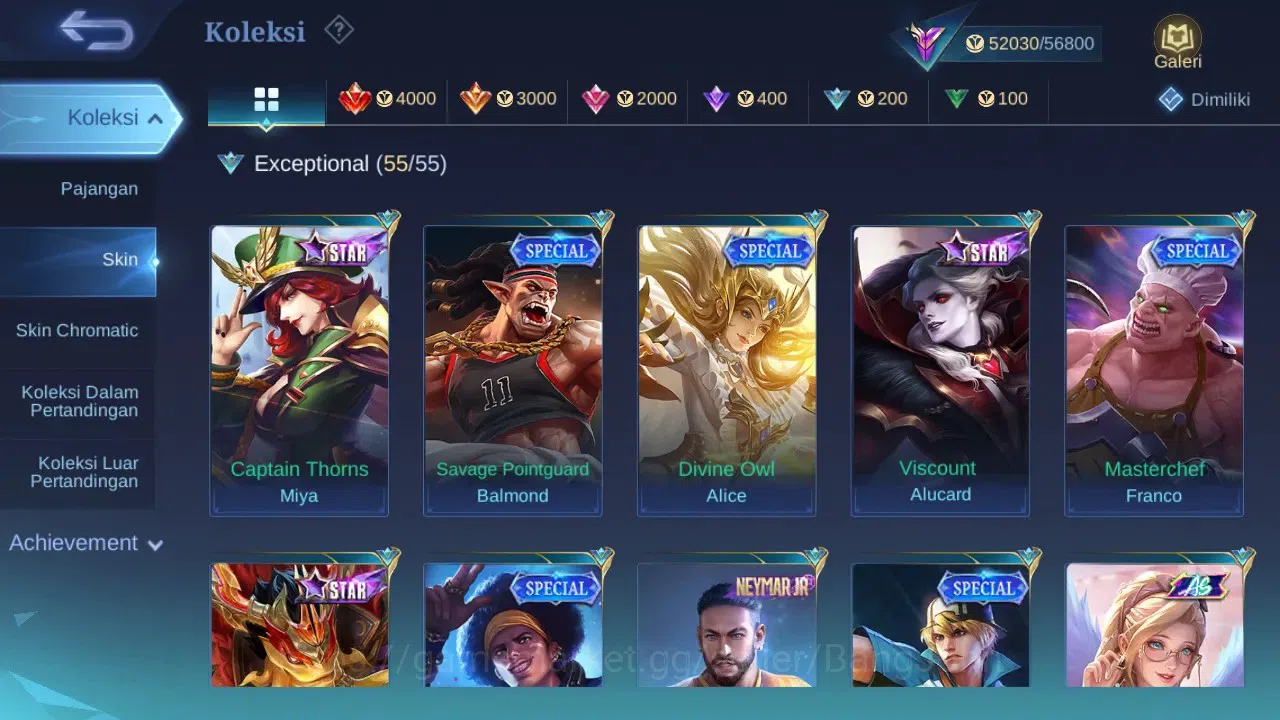 Mobile Legends: Bang Bang Accounts Global | Skin 243 | Zodiac Martis | M7 Grangger |  image 20
