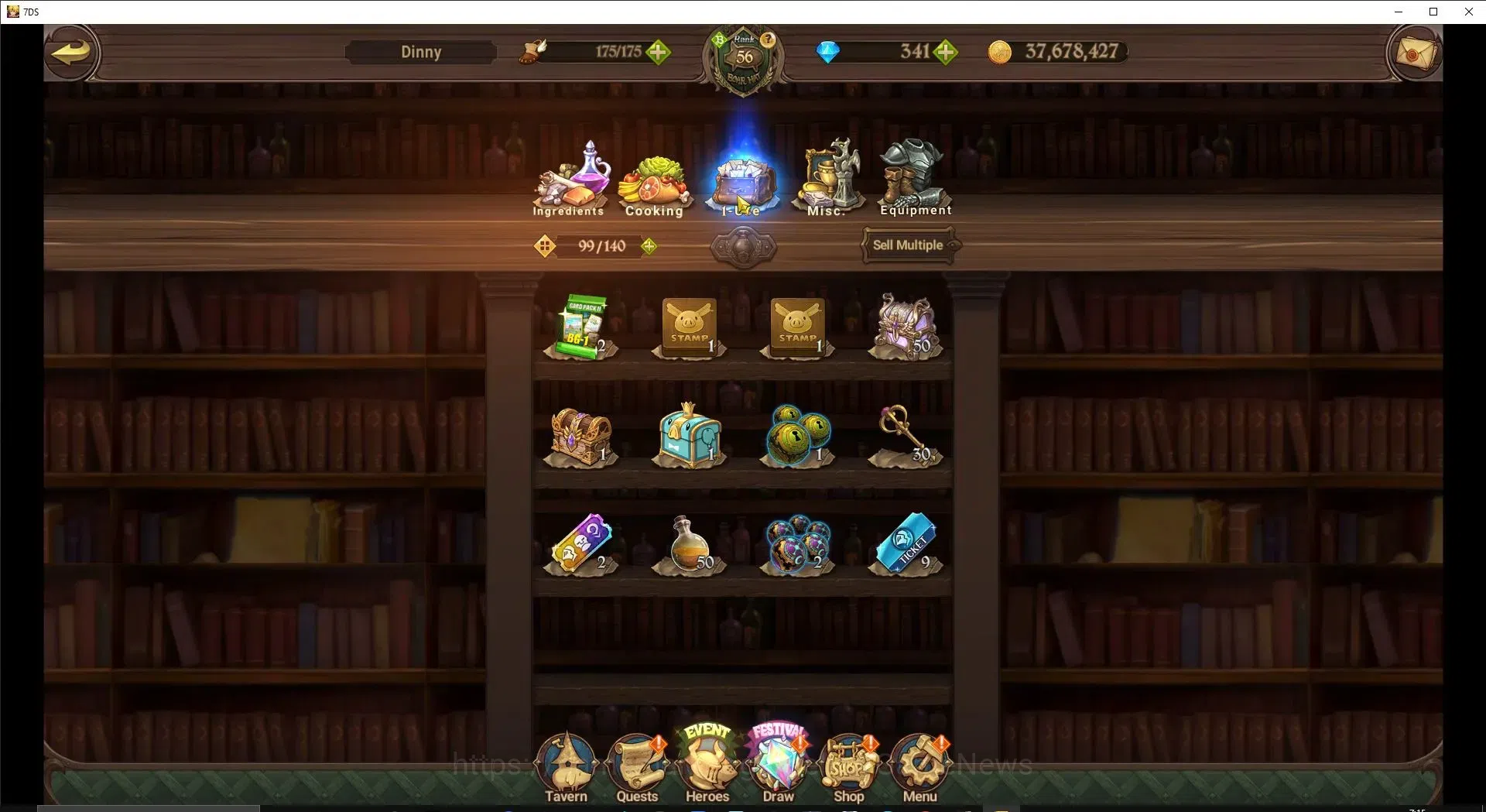 The Seven Deadly Sins: Grand Cross Accounts Global|1,1M CC|341 DM+1 Spring Box|3 LR+6 UR|NMeli image 13