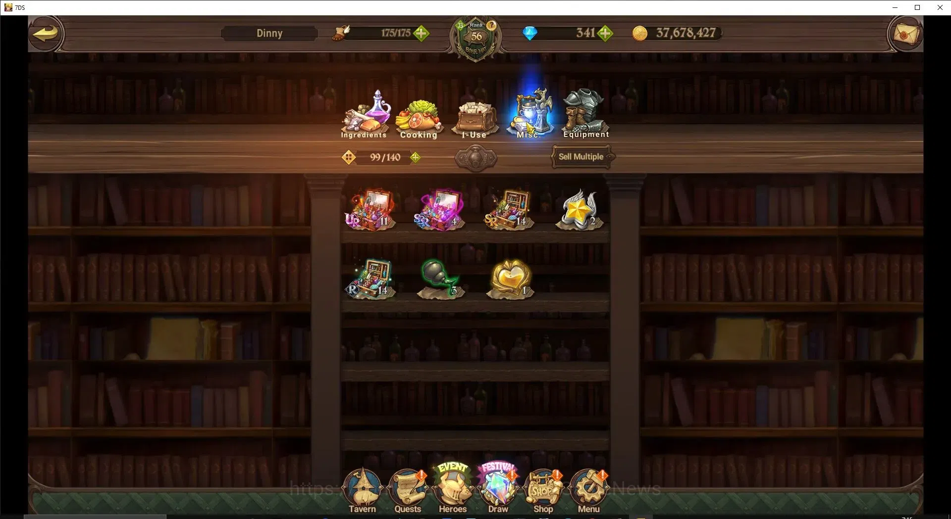 The Seven Deadly Sins: Grand Cross Accounts Global|1,1M CC|341 DM+1 Spring Box|3 LR+6 UR|NMeli image 15