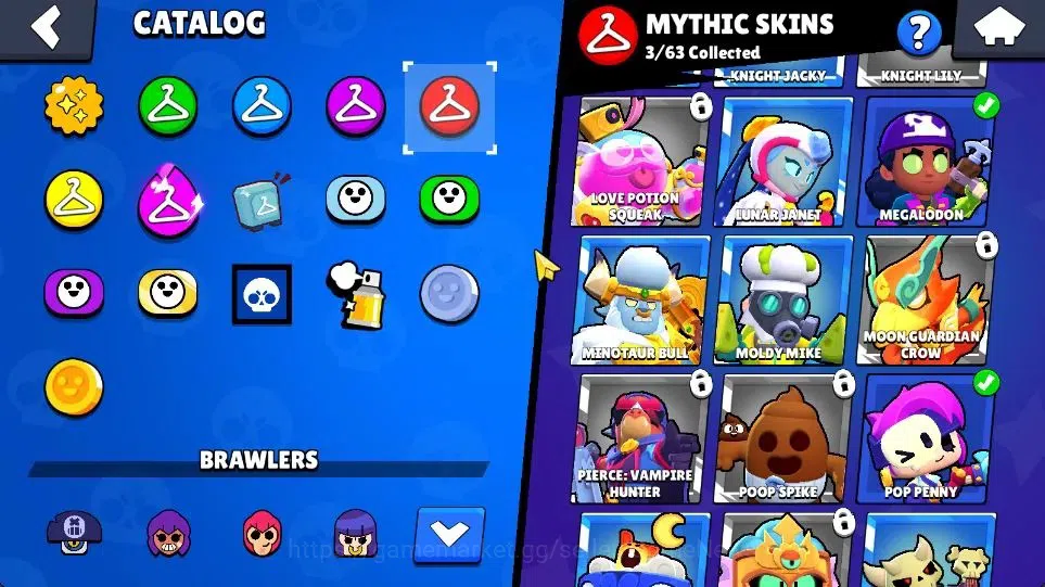 Brawl Stars Accounts 4322 Trophy|7k Bling|43 Brawlers 6 Max Lv |1 Legen image 16