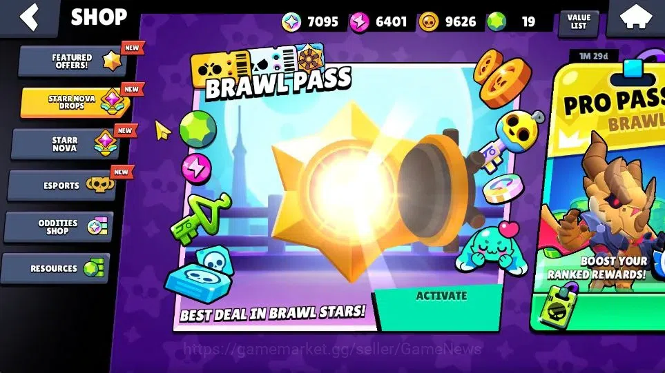 Brawl Stars Accounts 4322 Trophy|7k Bling|43 Brawlers 6 Max Lv |1 Legen image 6